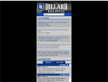 Tablet Screenshot of dillardbleudevils.com